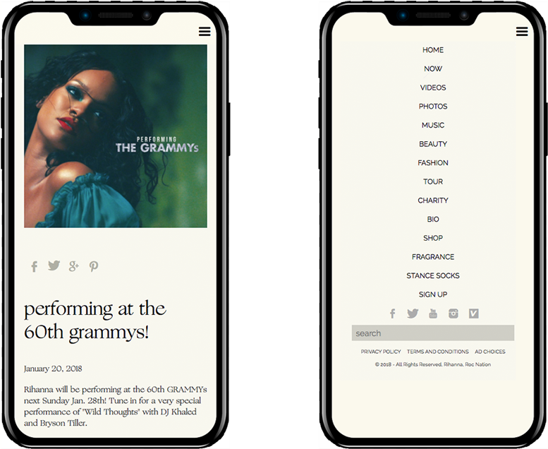 Check Out Rihannanow - Iphone (814x635), Png Download