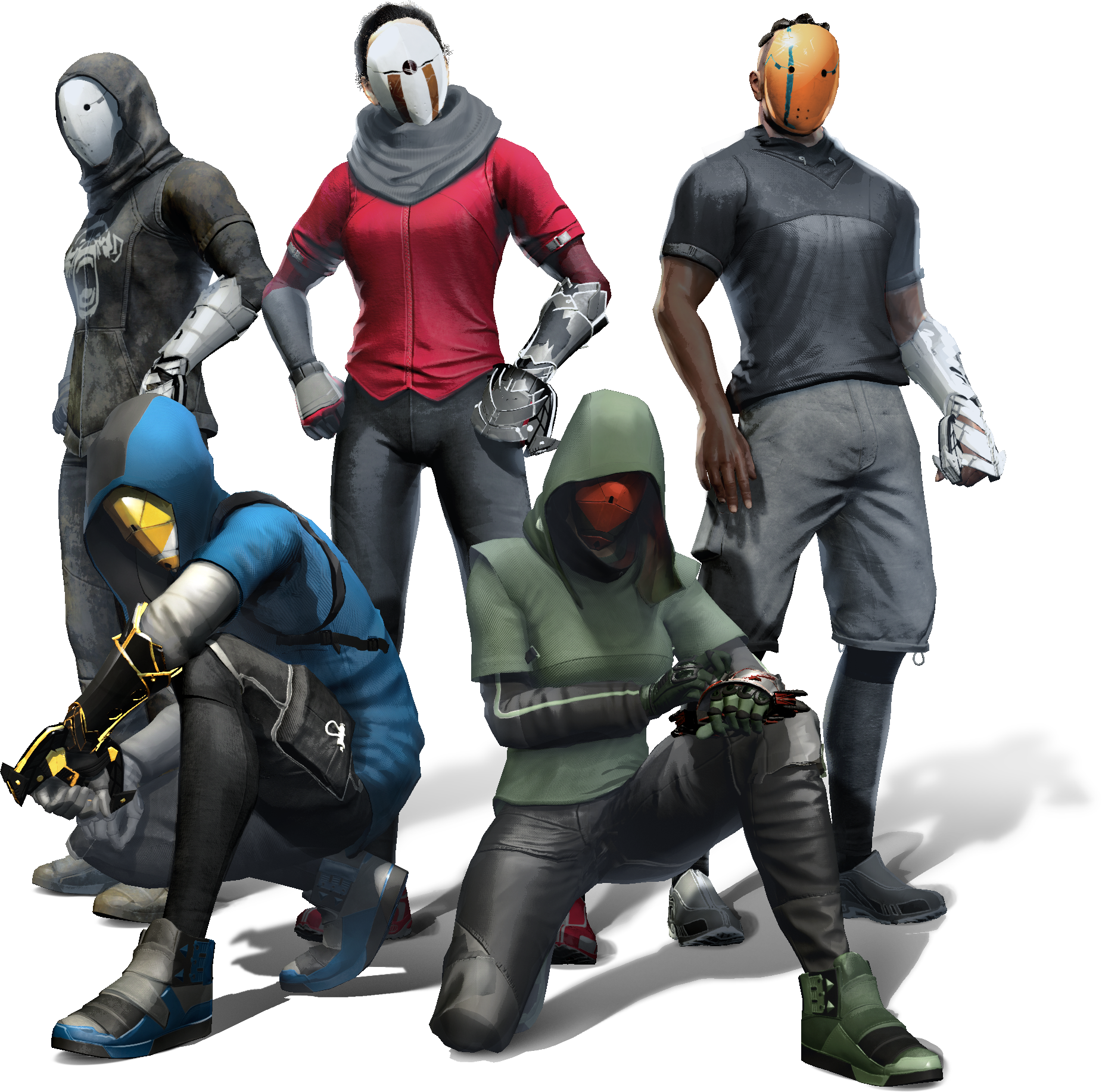 Runners - Deathgarden Runners (1850x1834), Png Download