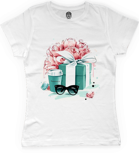 Gift Box - Tiffany And Co Drawing (480x530), Png Download