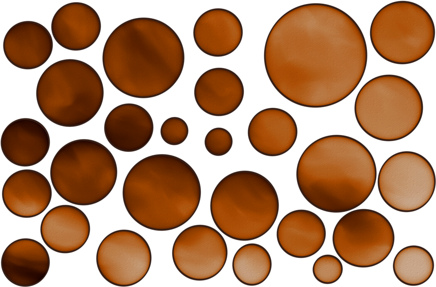 Brown Circle Png Vector Transparent Library - Transparent Brown Circles (900x602), Png Download
