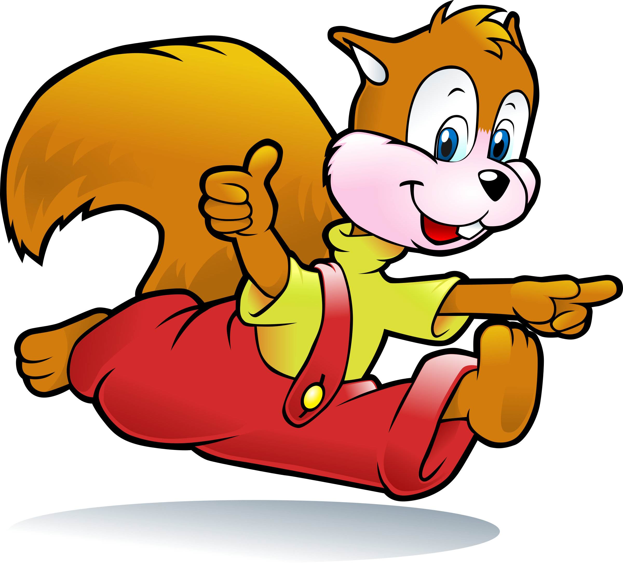This Free Icons Png Design Of Squirrel Runner (2400x2171), Png Download