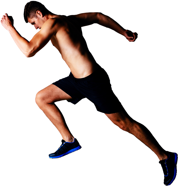 Runner - Arm Running (800x812), Png Download
