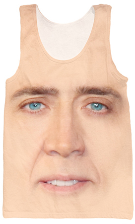 Nicholas Cage Face Tank Get On Fleek - Nicolas Cage (450x450), Png Download