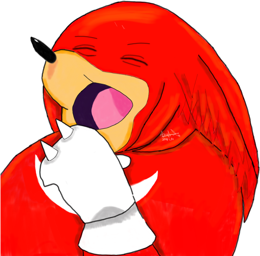 Ugandan Lul Emote By - Ugandan Knuckles Discord Emote (834x957), Png Download