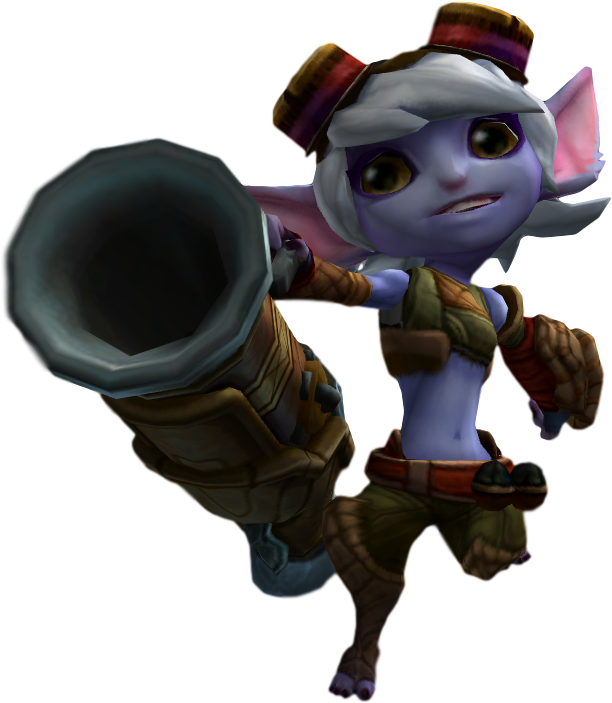 Tristana - Png Poppy Lol (616x714), Png Download