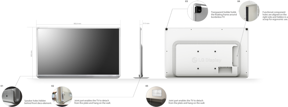 4 Tv 2 For Webre02 - Television (1000x438), Png Download