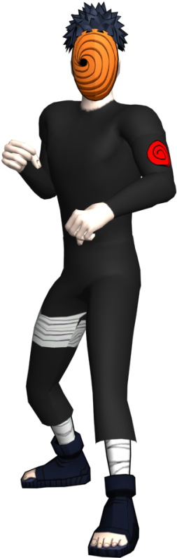 Tobi Mask - - Standing (1600x900), Png Download