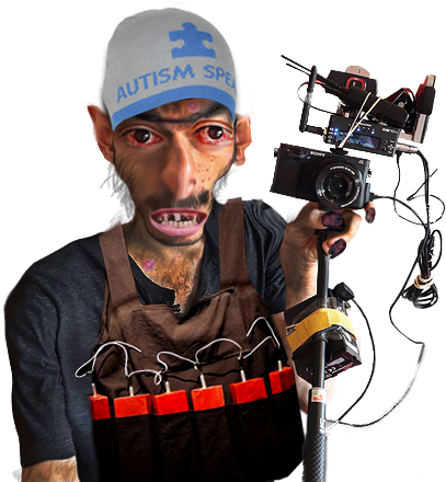 1 Yr - Ice Poseidon Head Camera (423x446), Png Download
