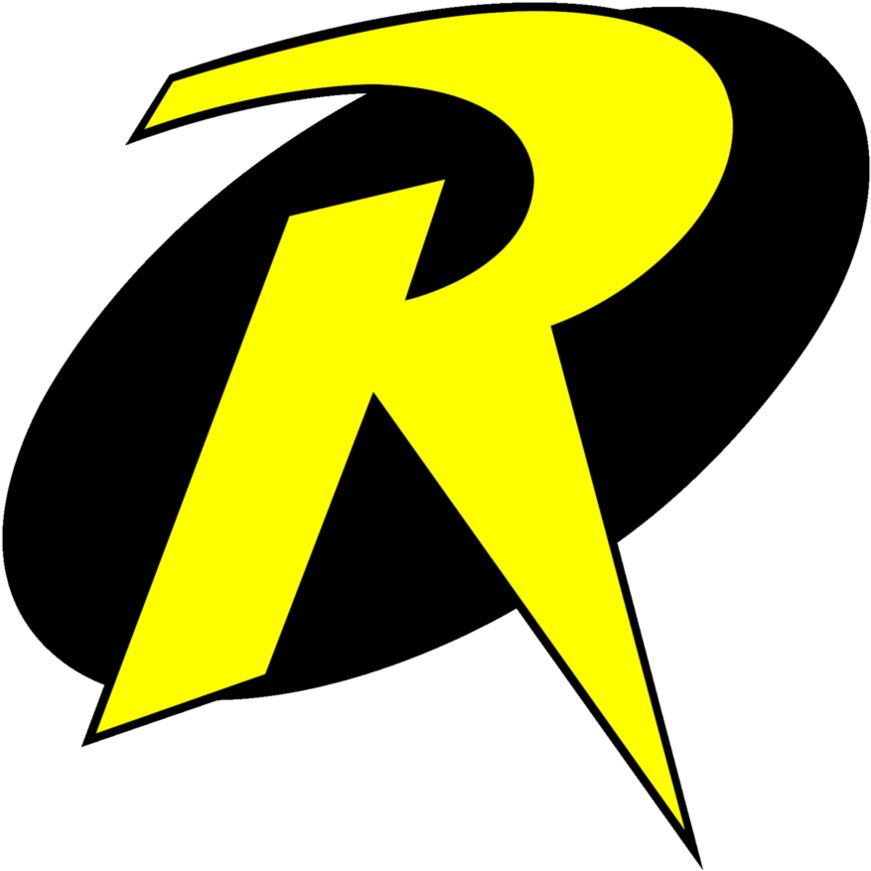 Clip Art Batman And Robin Clip Art - Robin Logo Png (894x894), Png Download