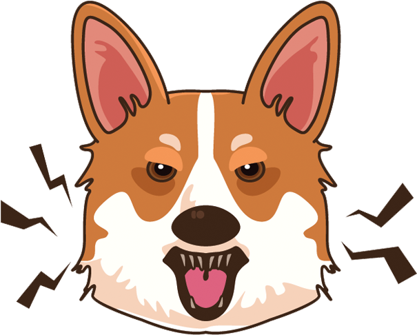Corgi Emoji & Stickers By Ashwani Singla Svg Freeuse - Corgi Emoji (618x618), Png Download