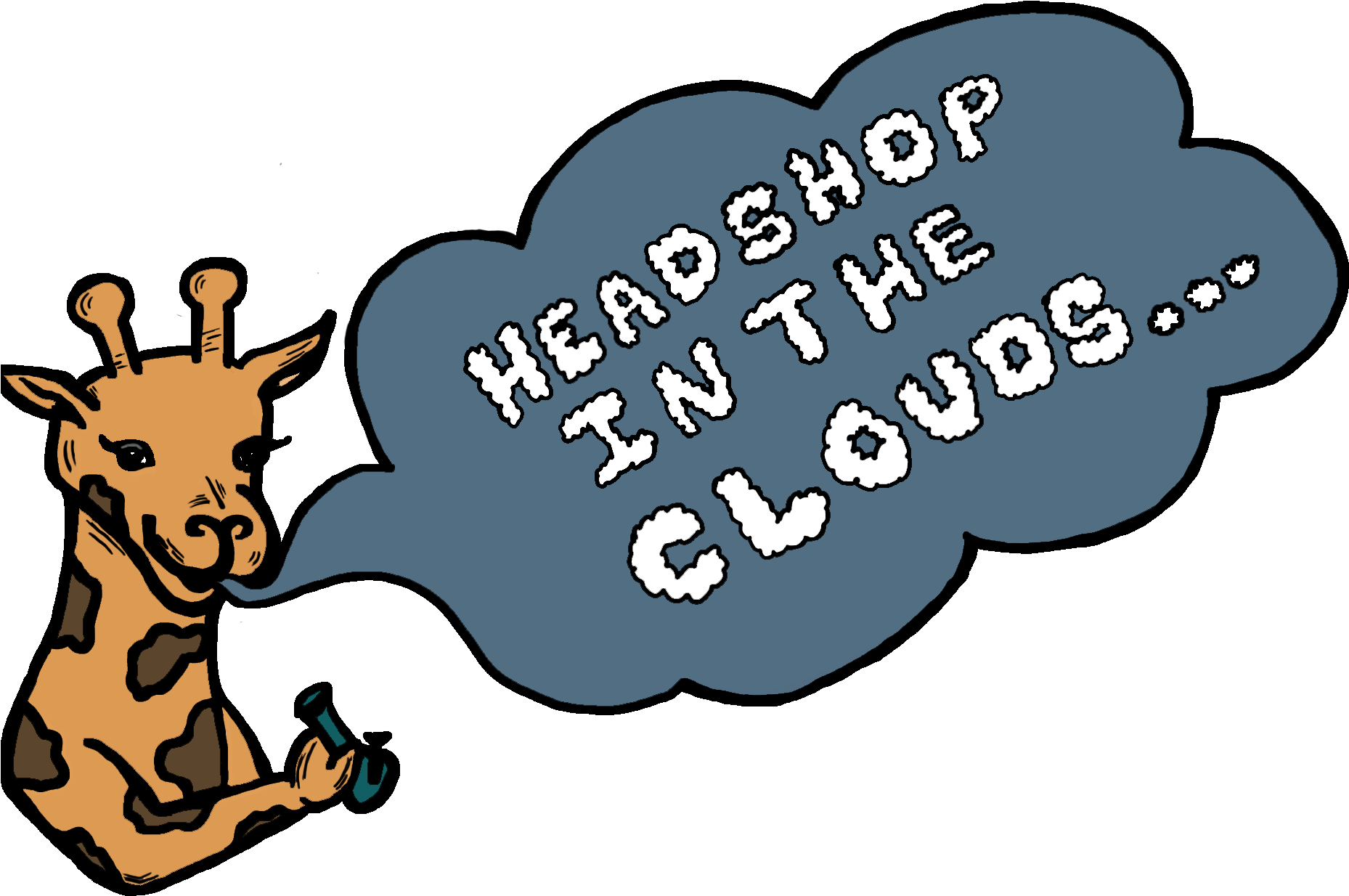Headshopintheclouds Headshopintheclouds - Bong (1857x1251), Png Download