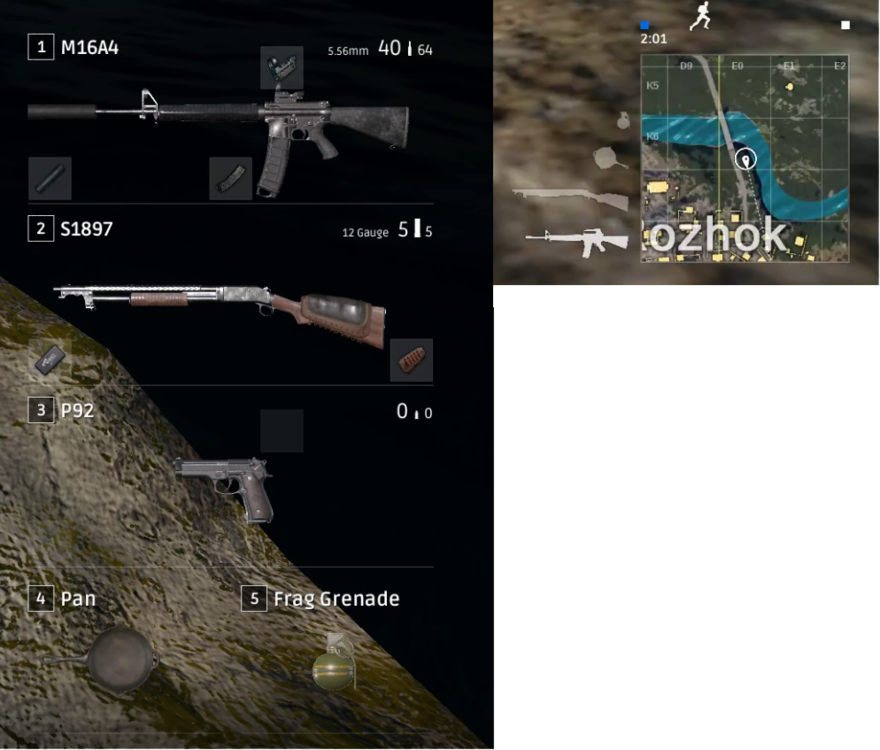 598397e6be265 Pic4 - Pubg Weapon Slot Hud (880x750), Png Download