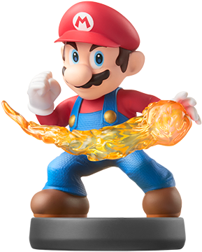 Kyzglrc - Super Smash Bros Mario Amiibo (500x537), Png Download