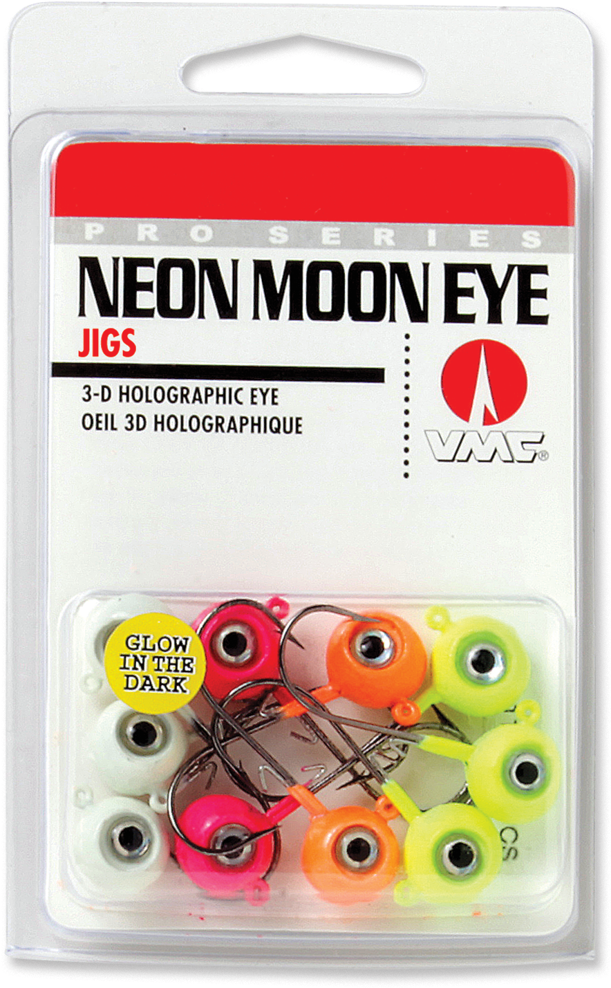 Nme Glow Neon Moon Eye Jig Kits - Vmc Moon Eye Jigs (2000x1430), Png Download