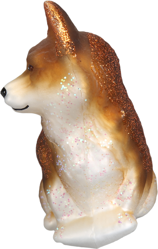 3.5" Old World Christmas Pembroke Welsh Corgi Glass (1000x1000), Png Download