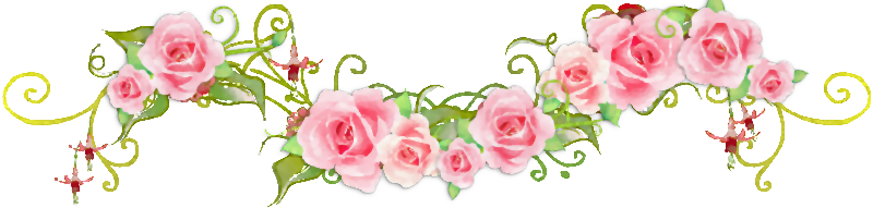 Download - - Pink Rose Dividers Cliparts - Full Size PNG Image - PNGkit