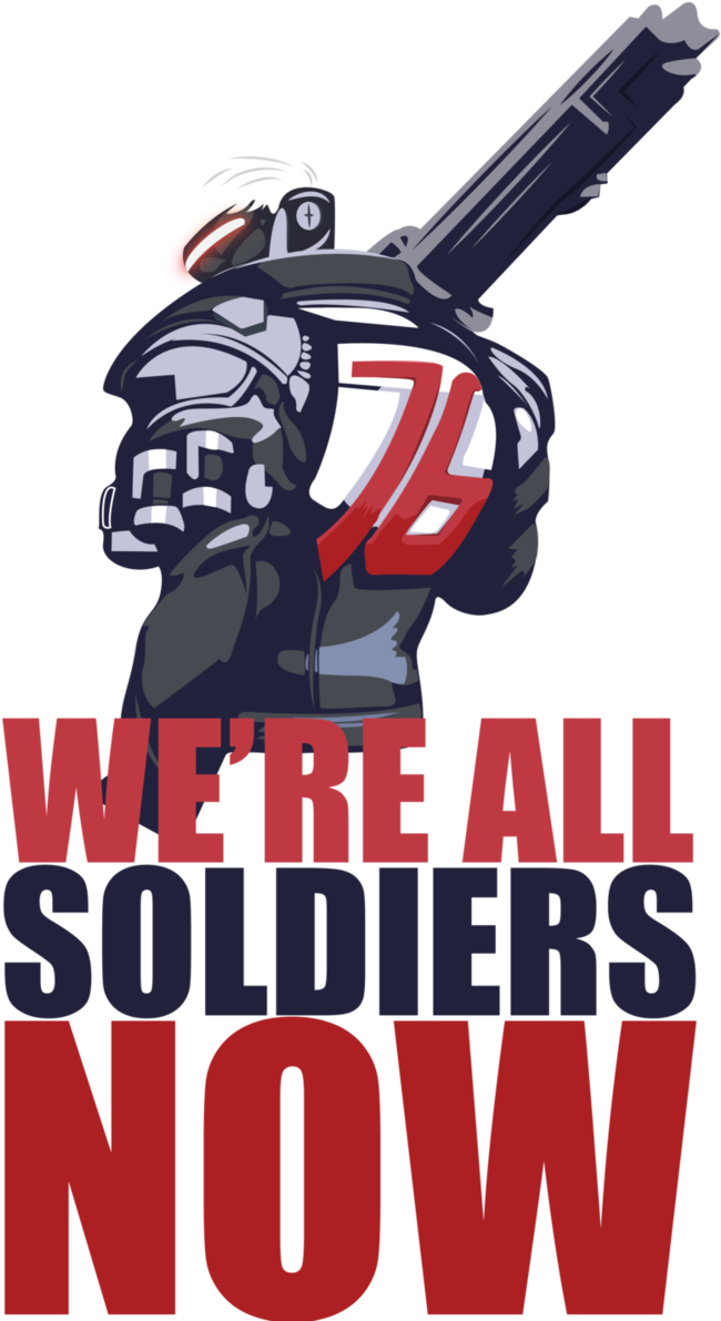 Overwatch - Soldier76 - Poster (669x1192), Png Download