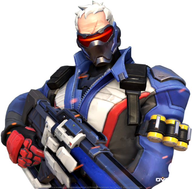 Soldier 76 Png - Soldier 76 Reference Guide (1024x640), Png Download