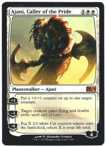 Magic The Gathering Cards Png Image Royalty Free Library - Magic The Gathering: Ajani Caller Of The Pride - Magic (500x500), Png Download