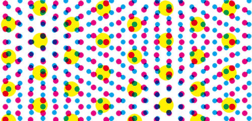 Background Pattern Dots Dotted Circle - Circle (500x240), Png Download