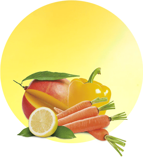 Our High-quality Fruit Concentrate Is Blended With - Mango With Leaf (536x595), Png Download