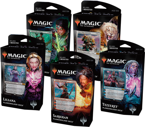 Magic The Gathering - Magic The Gathering Core Set 2019 Planeswalker Deck (500x443), Png Download