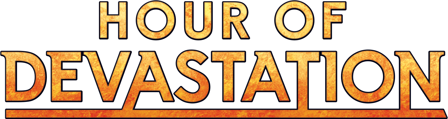 Magic The Gathering Hour Of Devastation Logo (1500x448), Png Download