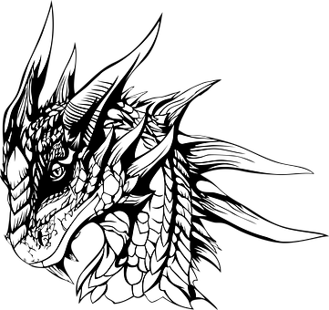 Mythical Creatures Drawing At Getdrawings - Dibujos De Un Dragon A Lapiz (361x340), Png Download
