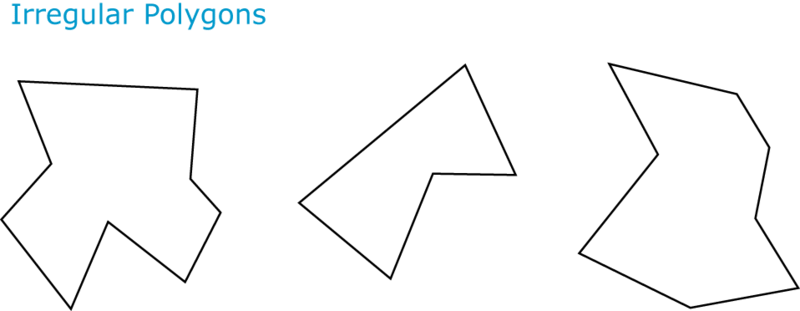 Octigons Clipart Irregular - 9 Sided Irregular Polygon (800x311), Png Download