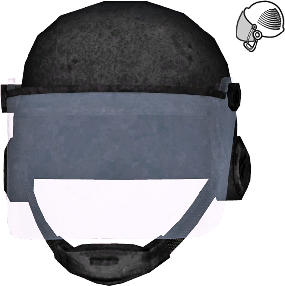Security Helmet - Fallout 3 Security Helmet (609x623), Png Download