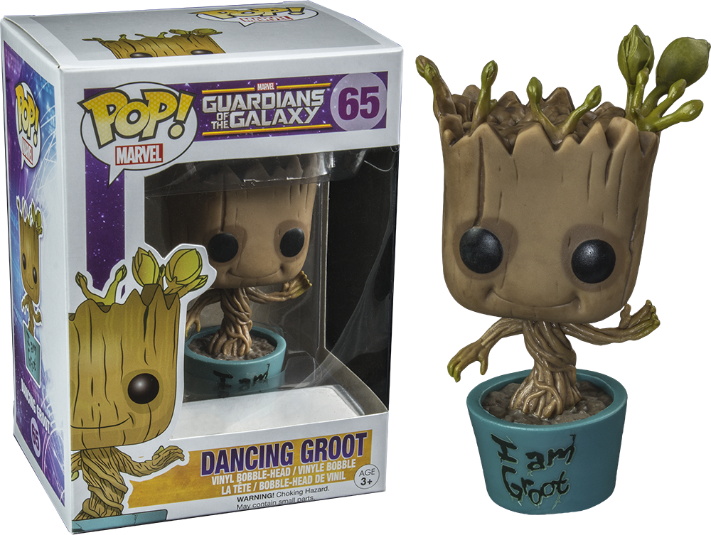 Funko Dancing Groot I Am Groot Pop Vinyls Variant Hot (1000x753), Png Download
