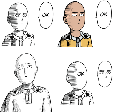 Saitama Ok (400x400), Png Download