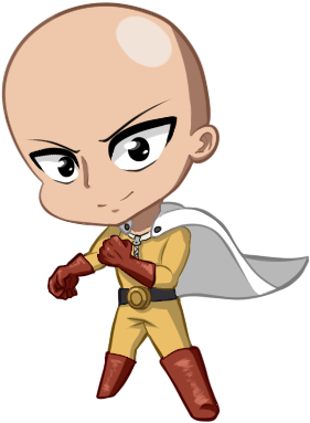 Banner Saitama By Munyukyun On Deviantart - Anime Chibi Saitama (500x500), Png Download