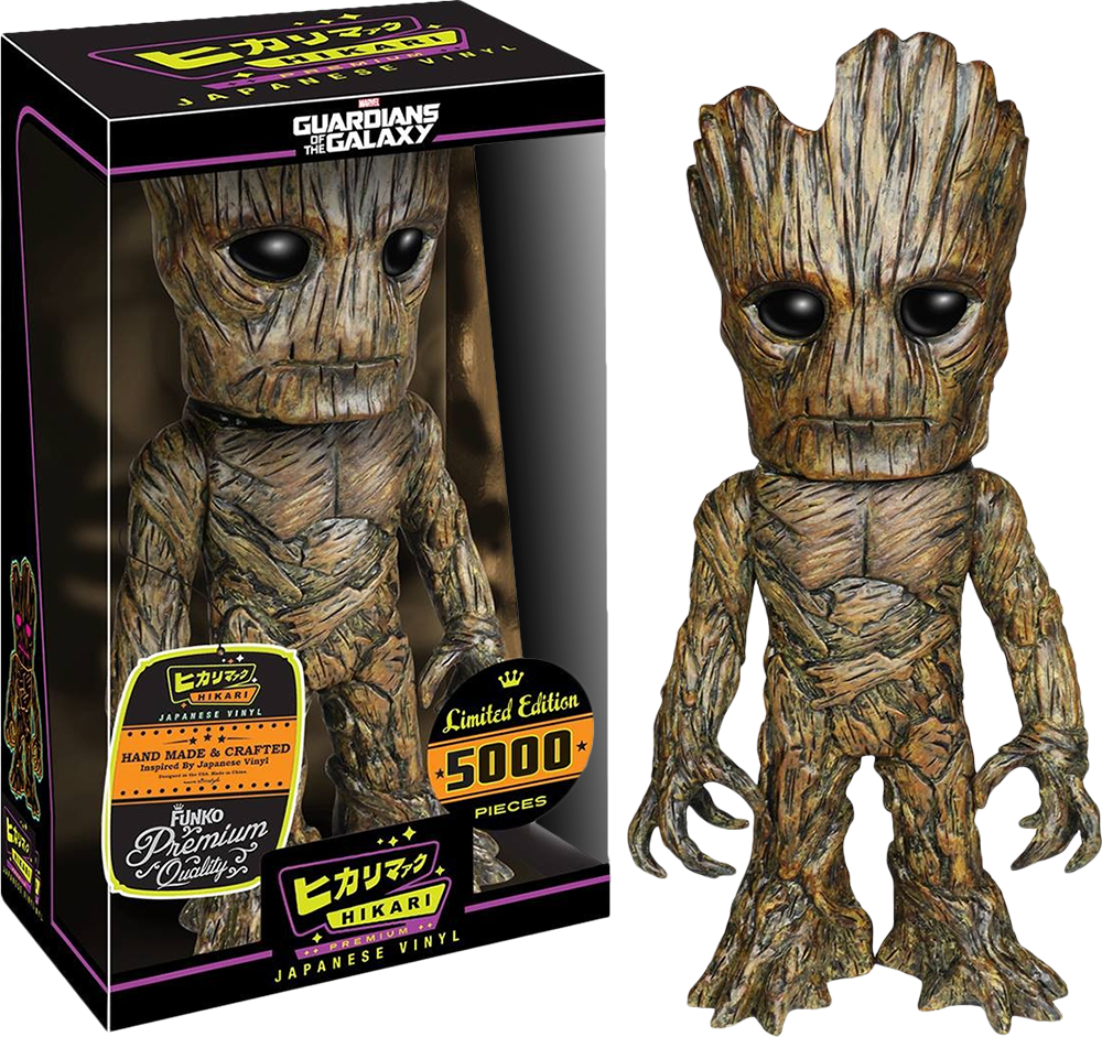Groot Le - Guardians Of The Galaxy - Groot Hikari Figure (1000x941), Png Download