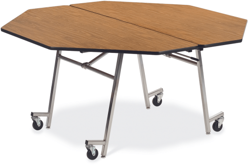 Zoom In - Rental Round Wood Table 6 (575x575), Png Download