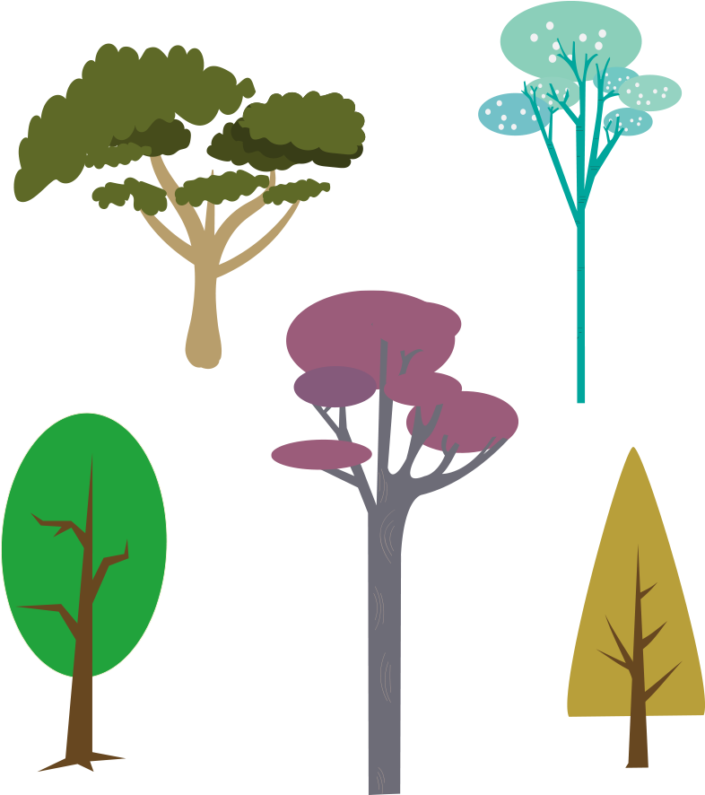 Vector Free Stock Leaf Drawing Trees Transprent Png - Drawing (963x926), Png Download