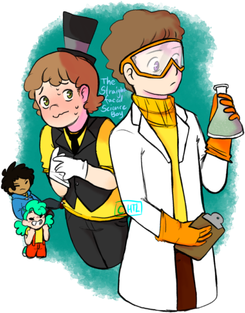Max Tells Him Terrible Science Pick Up Lines That He - Science (500x711), Png Download