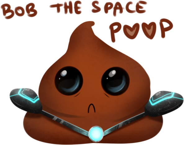 Bob The Space By Magpie On Deviantart - Bob The Space Poop (1024x576), Png Download
