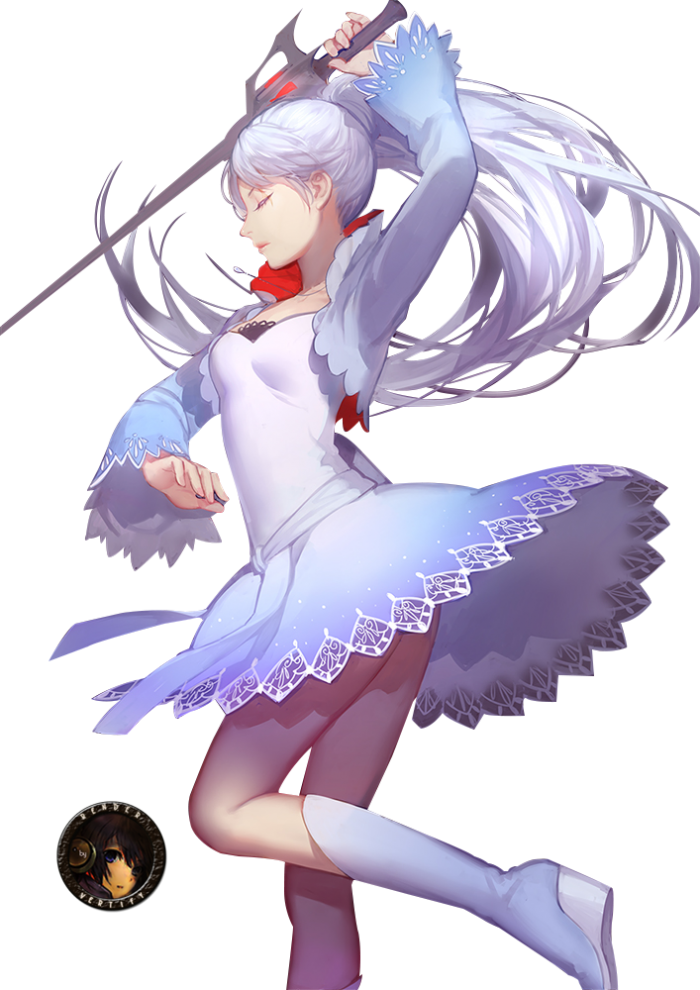 Fille Manga Cheveux Blanc (700x990), Png Download