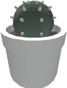 Potted Cactus - Scalable Vector Graphics (420x420), Png Download