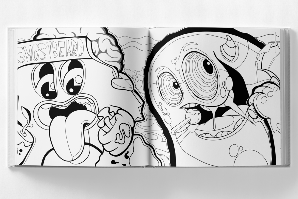 Clipart Freeuse Stock Drawing Instagram Street Art - The Ultimate Street Art Coloring Book (1000x667), Png Download