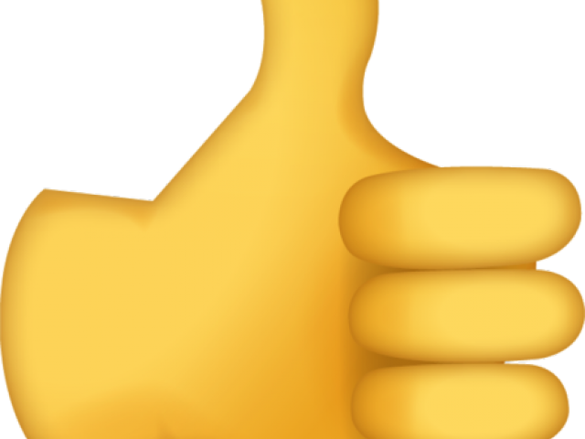 Hand Emoji Clipart Thums Up - High Resolution Thumbs Up Emoji (640x480), Png Download
