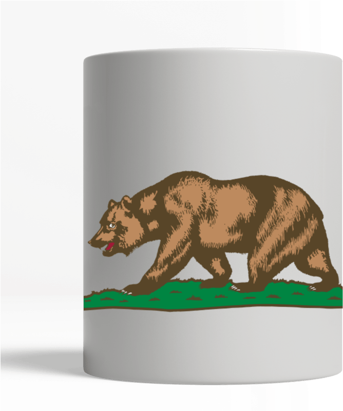 California Bear Mug - California Don T Tread On Me Flag (800x800), Png Download