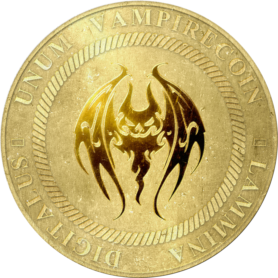 Vmp - Vampire Gold Coin (1000x1000), Png Download