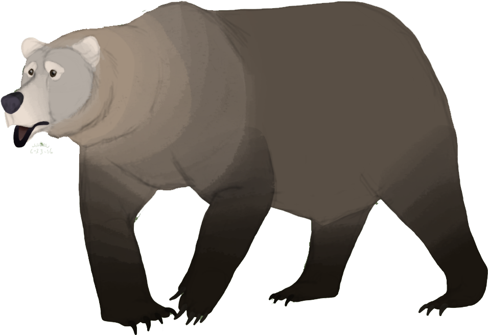 California Grizzly Bear - Grizzly Bear (1024x689), Png Download