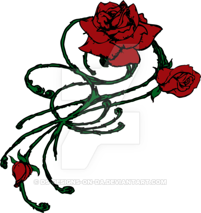 Rose Thorns Png Picture Transparent Library - Rose (400x423), Png Download