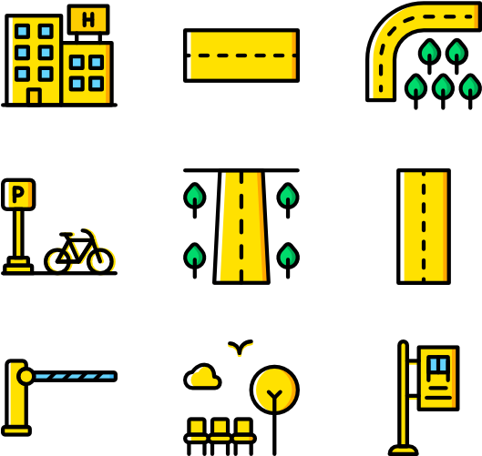 Cityscape (600x564), Png Download