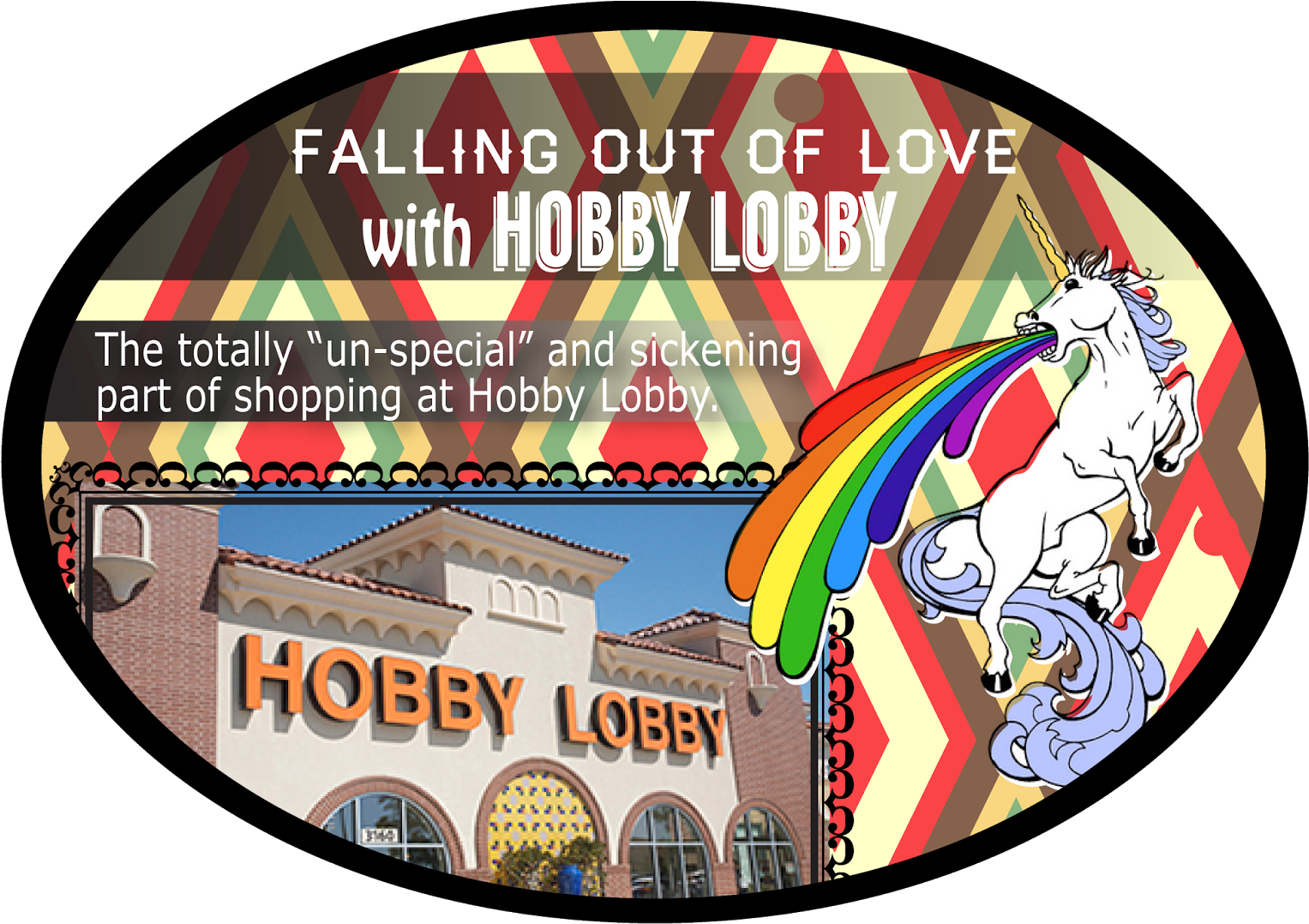 Falling Out Of Love With My Favorite Craft Store - Unicorns And Rainbows (1600x1099), Png Download