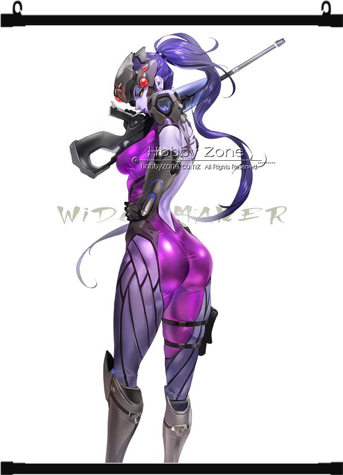 Overwatch Widowmaker Wall Scroll - Ow Cosplay Amelie Lacroix Widowmaker Cosplay Costume (828x1016), Png Download