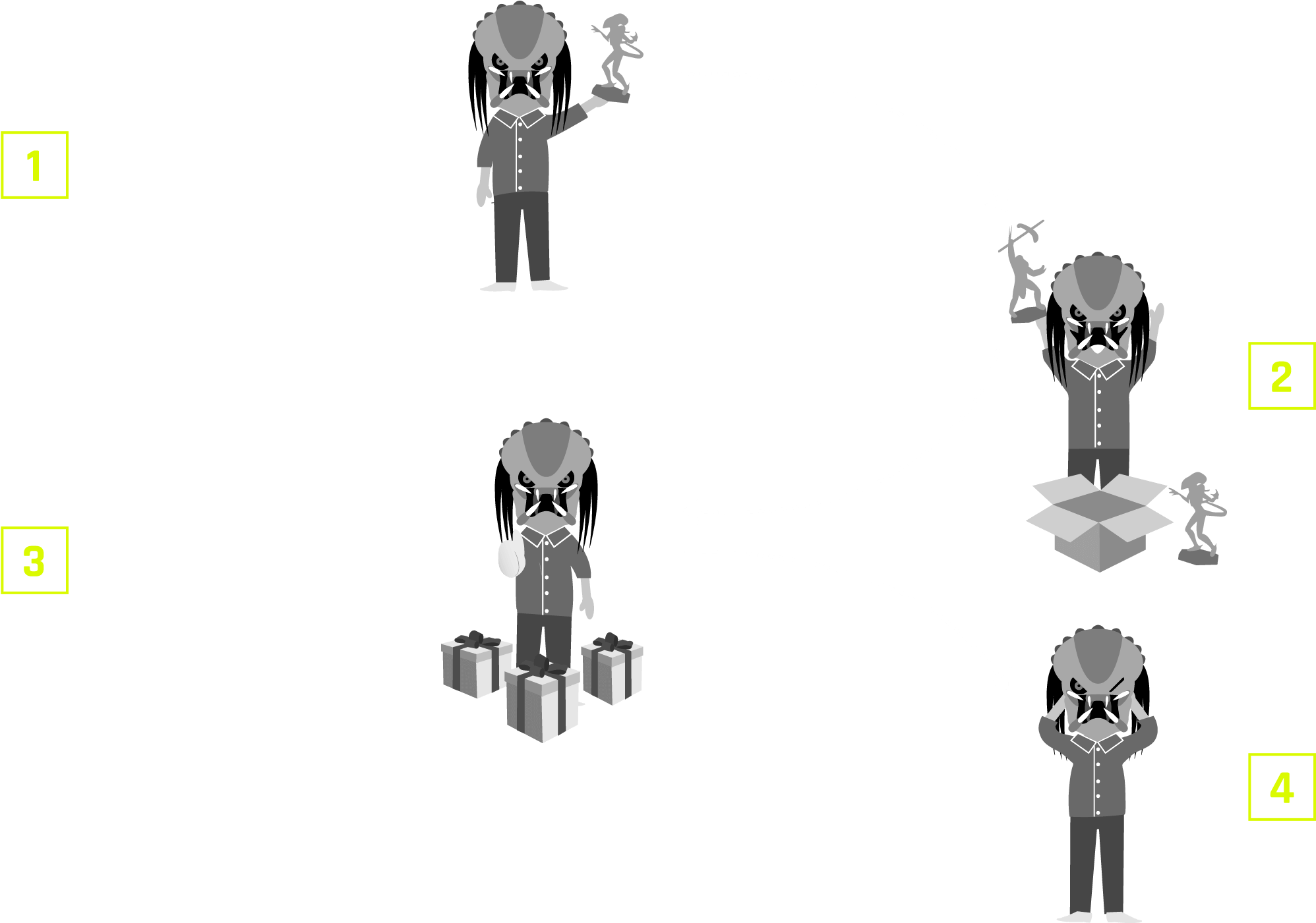 Start Your Collection Today To Receive The Xenomorph - Illustration (2348x1400), Png Download